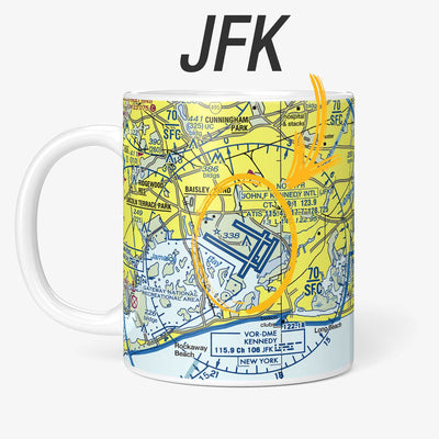 Custom Aeronautical Chart Coffee Mug