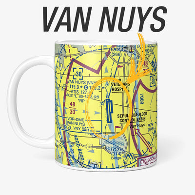 Custom Aeronautical Chart Coffee Mug