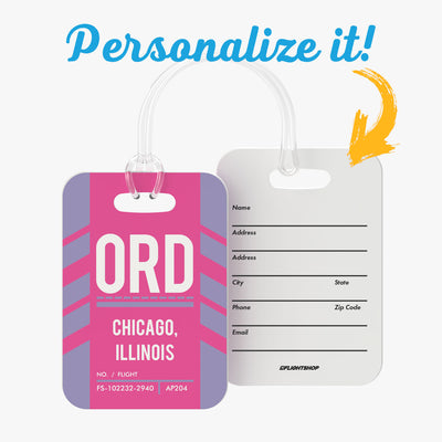 Custom Airport Luggage Tag