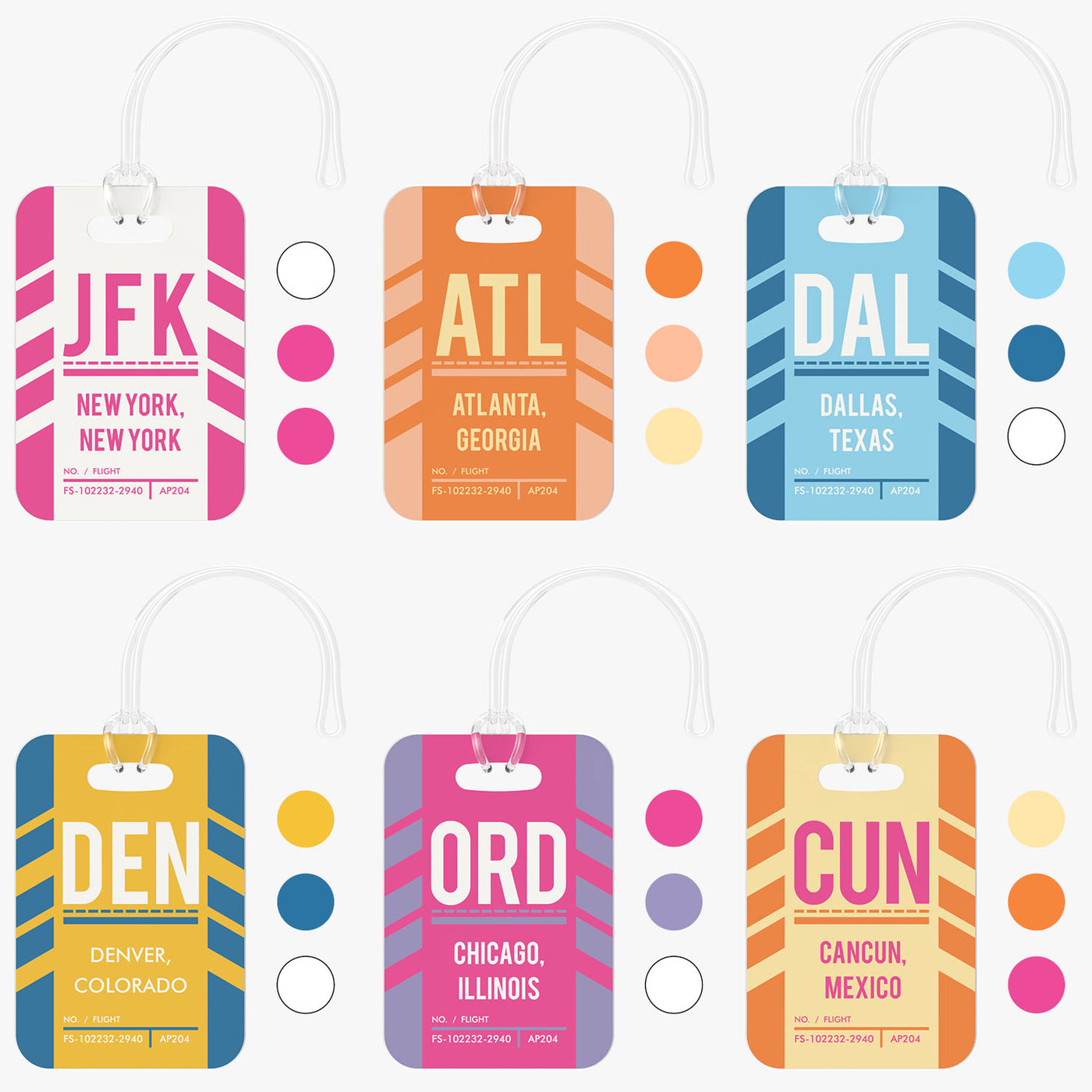 Custom Airport Luggage Tag