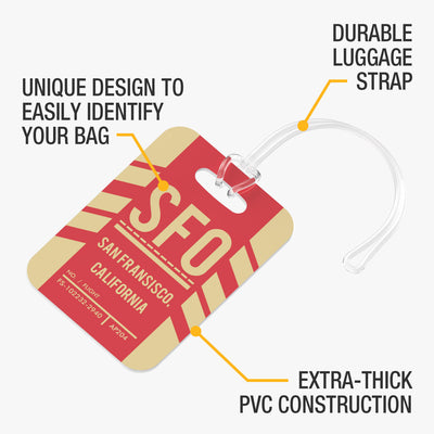 Custom Airport Luggage Tag