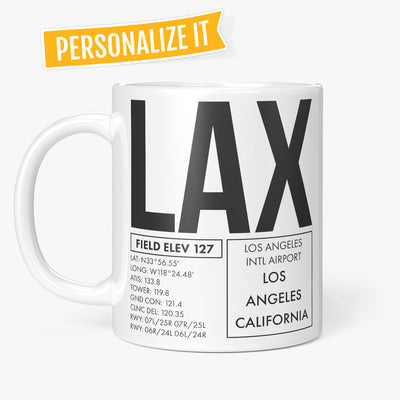 Airport Code Mug