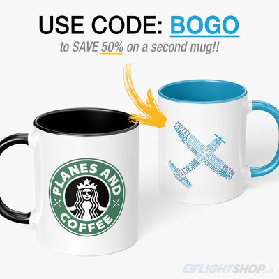 Planes and Coffee Mug