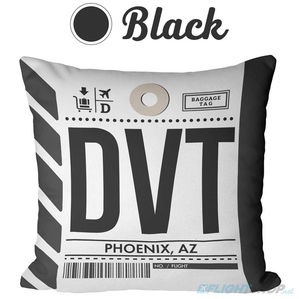 Baggage Tag Throw Pillow