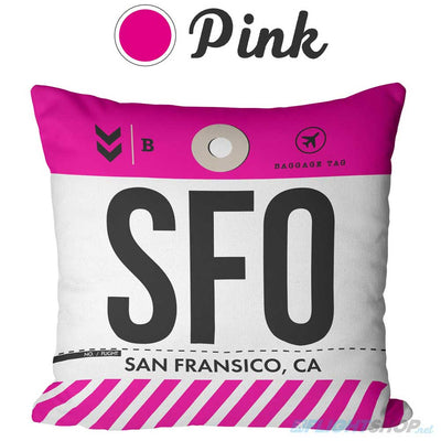 Airport Throw Pillow