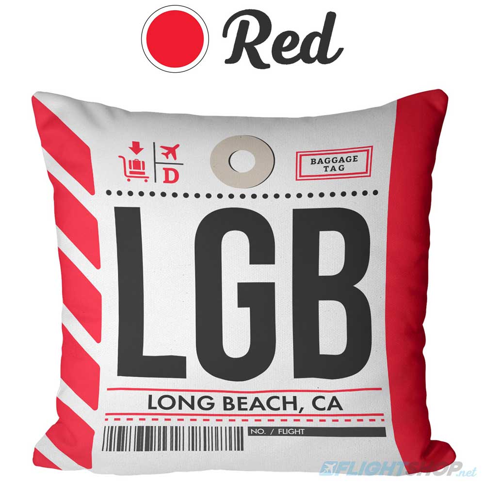 Baggage Tag Throw Pillow