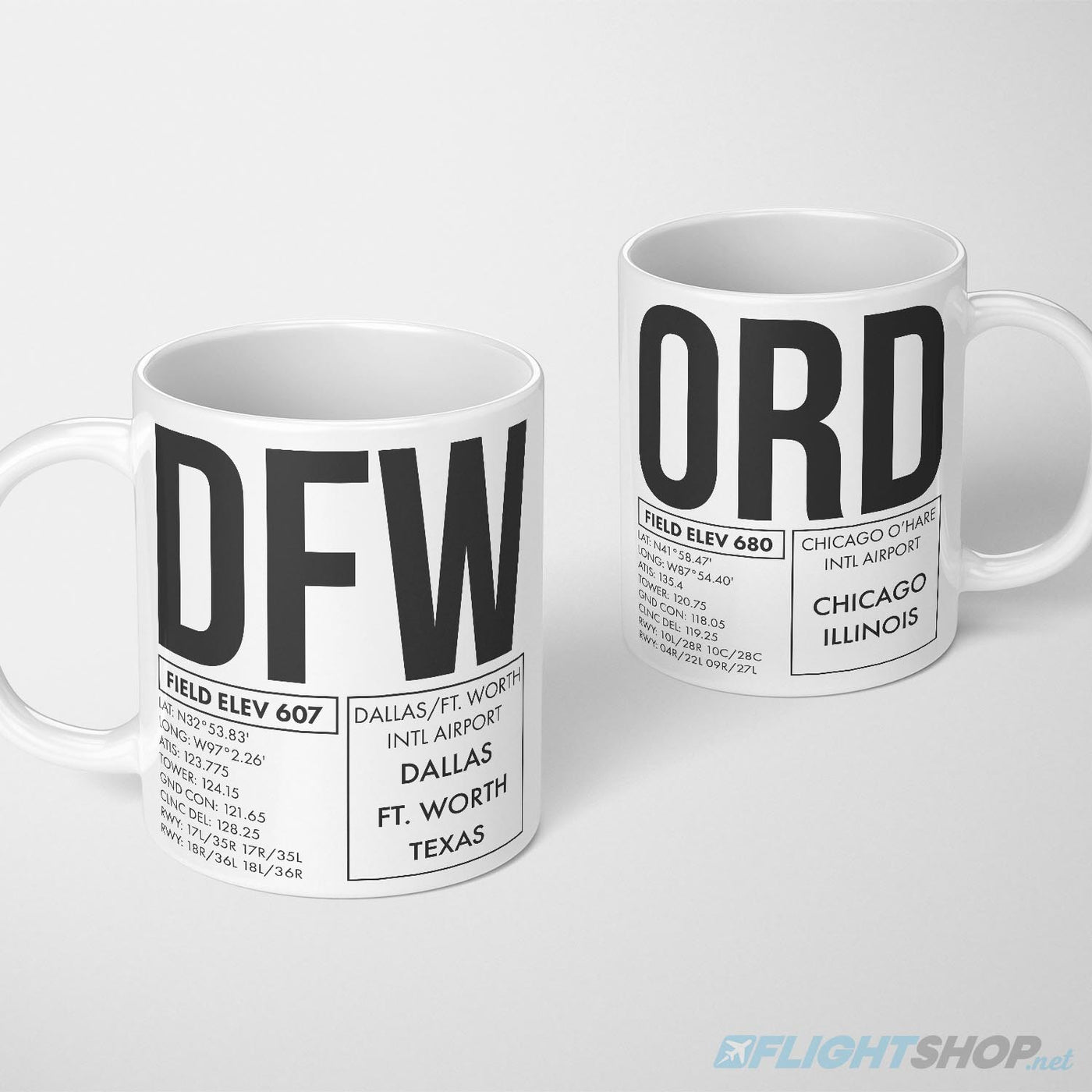 Airport Code Mug