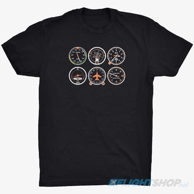 Pilots 6 Pack T Shirt Black